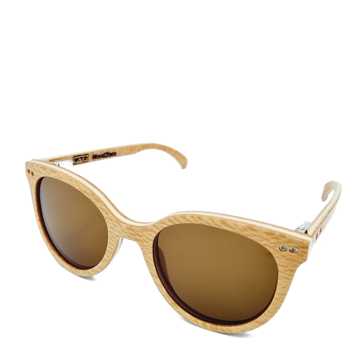 Lunettes de soleil en bois de platane