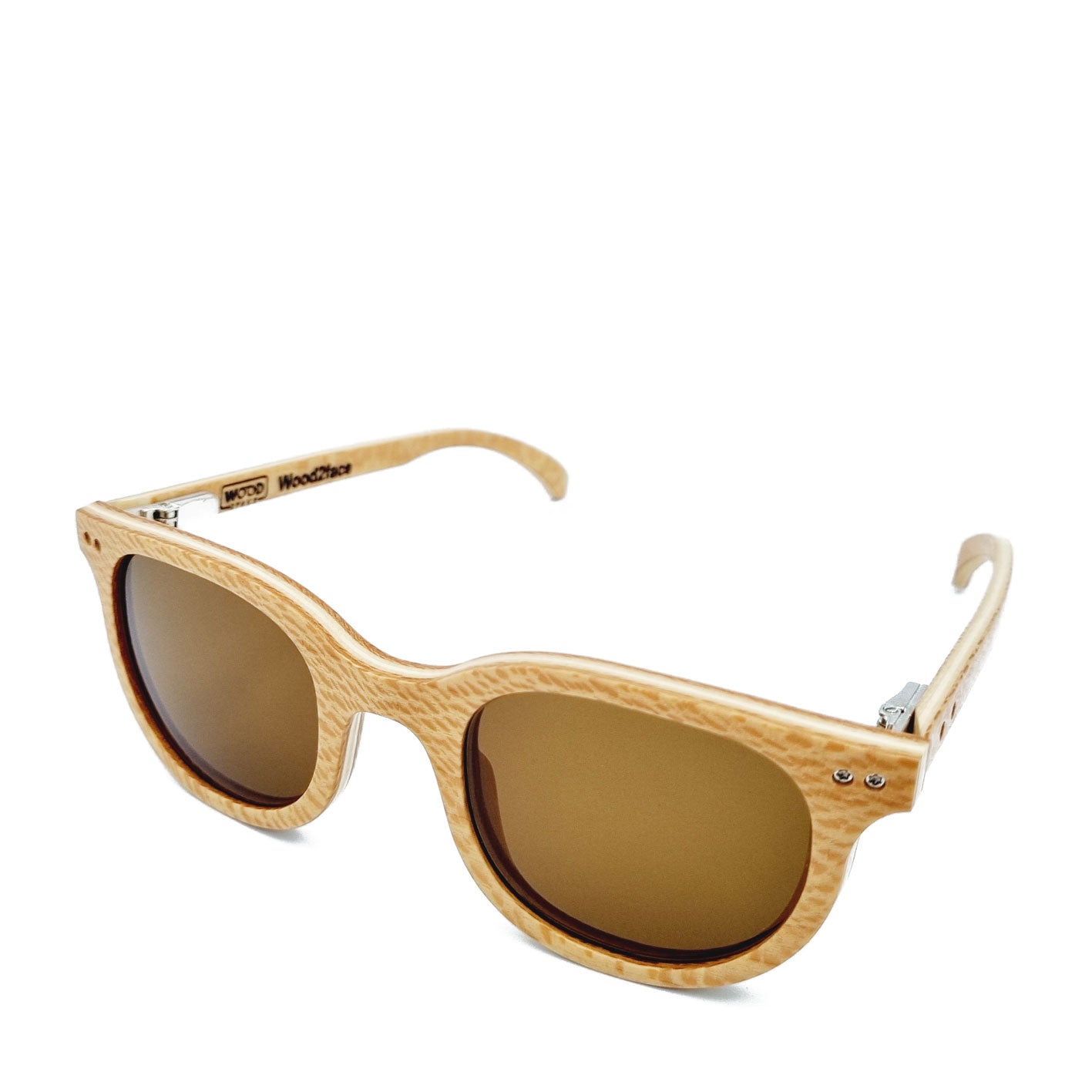 Lunettes de soleil en bois de platane