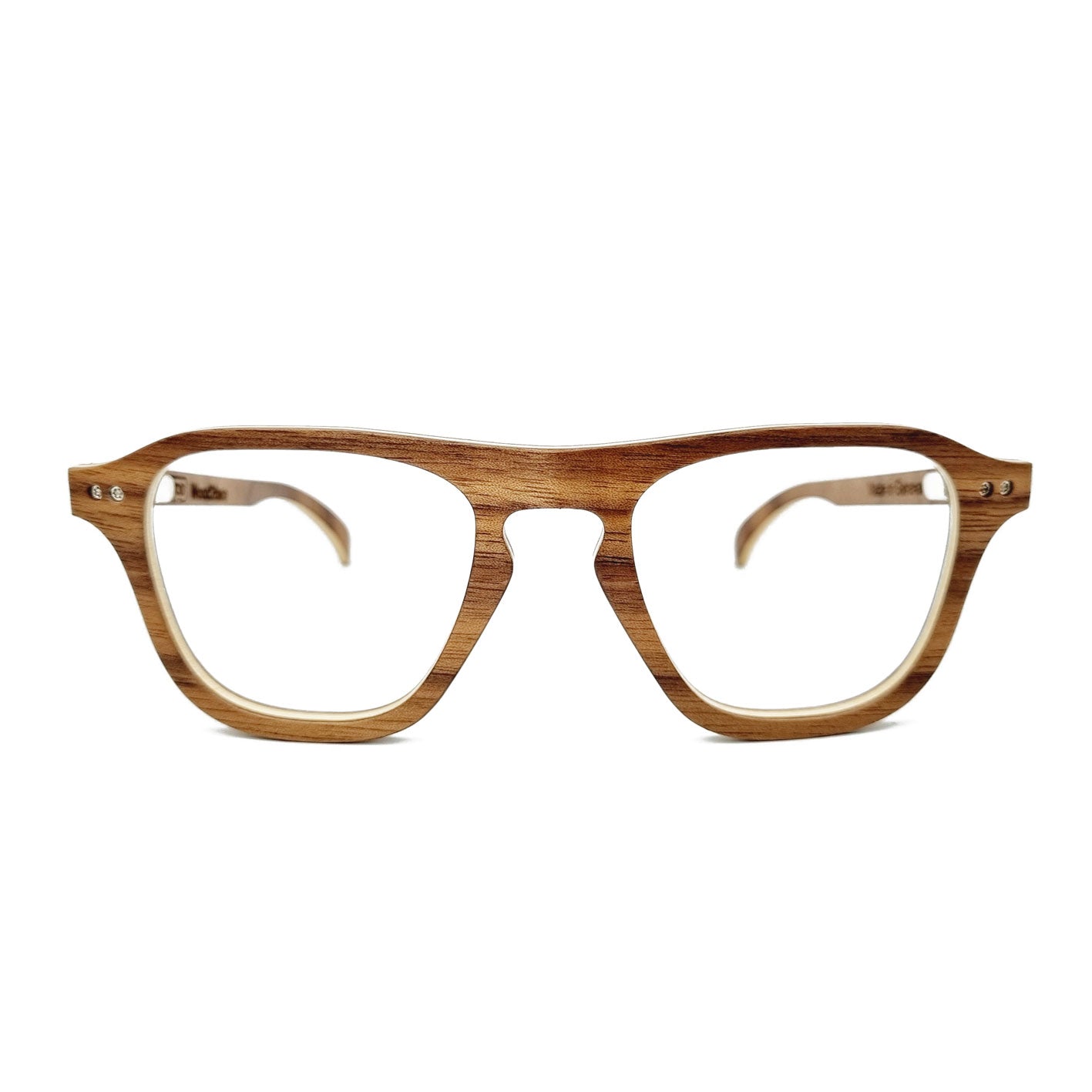 Lunettes en bois de noyer