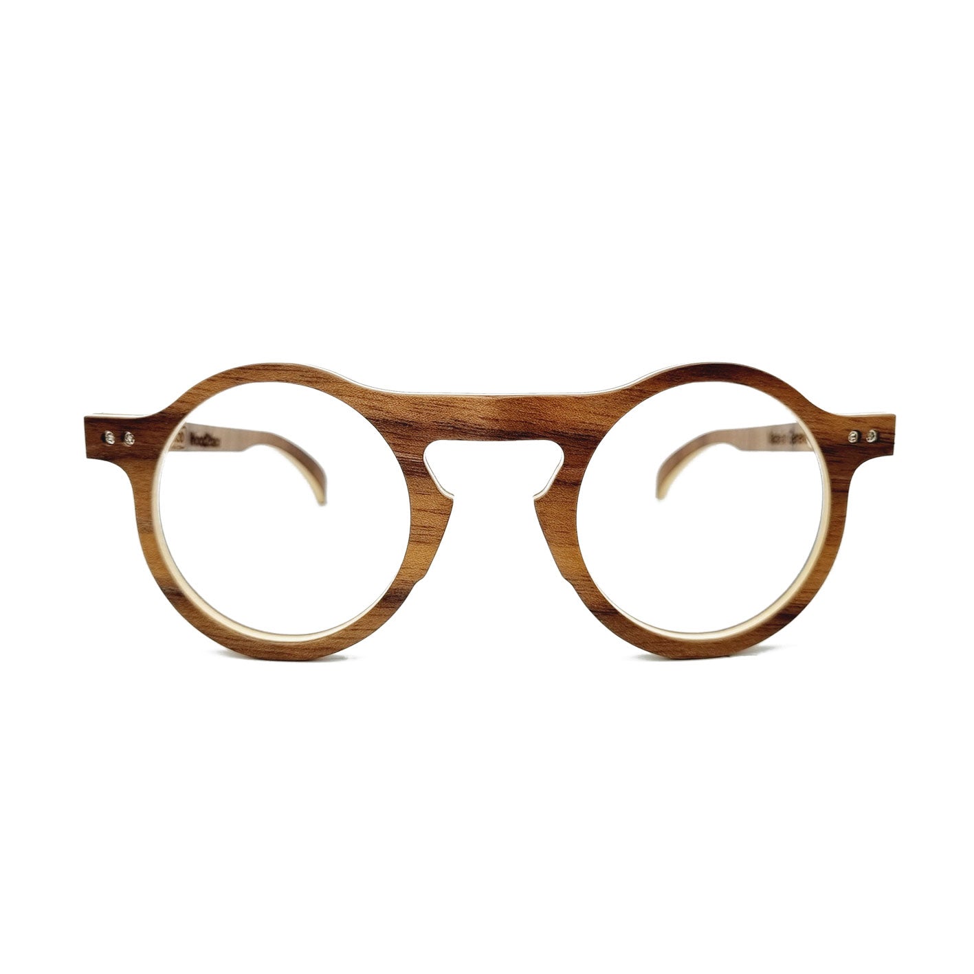 Lunettes en bois de noyer