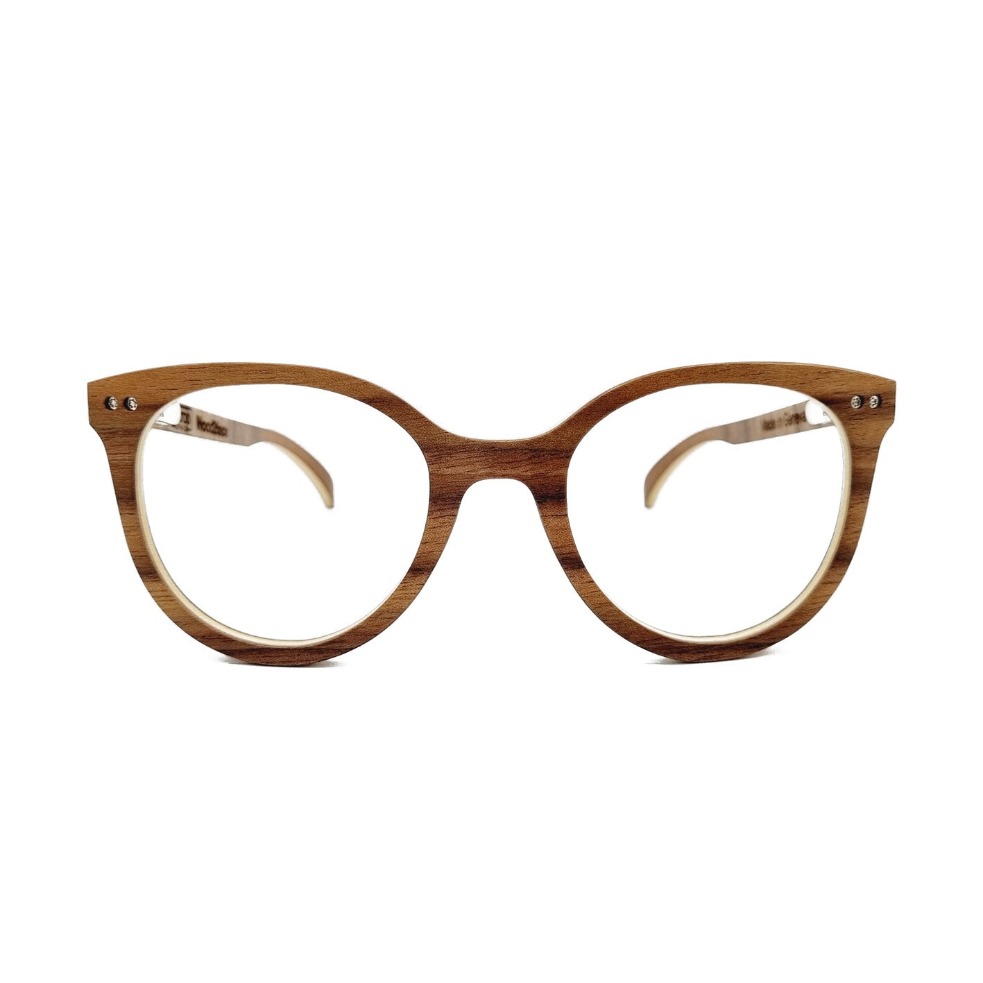 Lunettes en bois de noyer