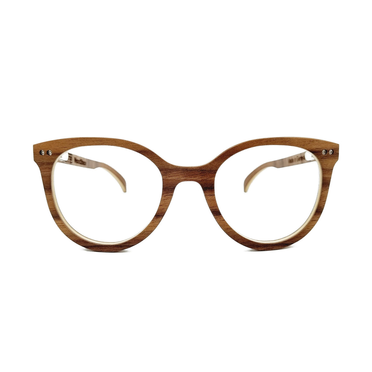 Lunettes en bois de noyer