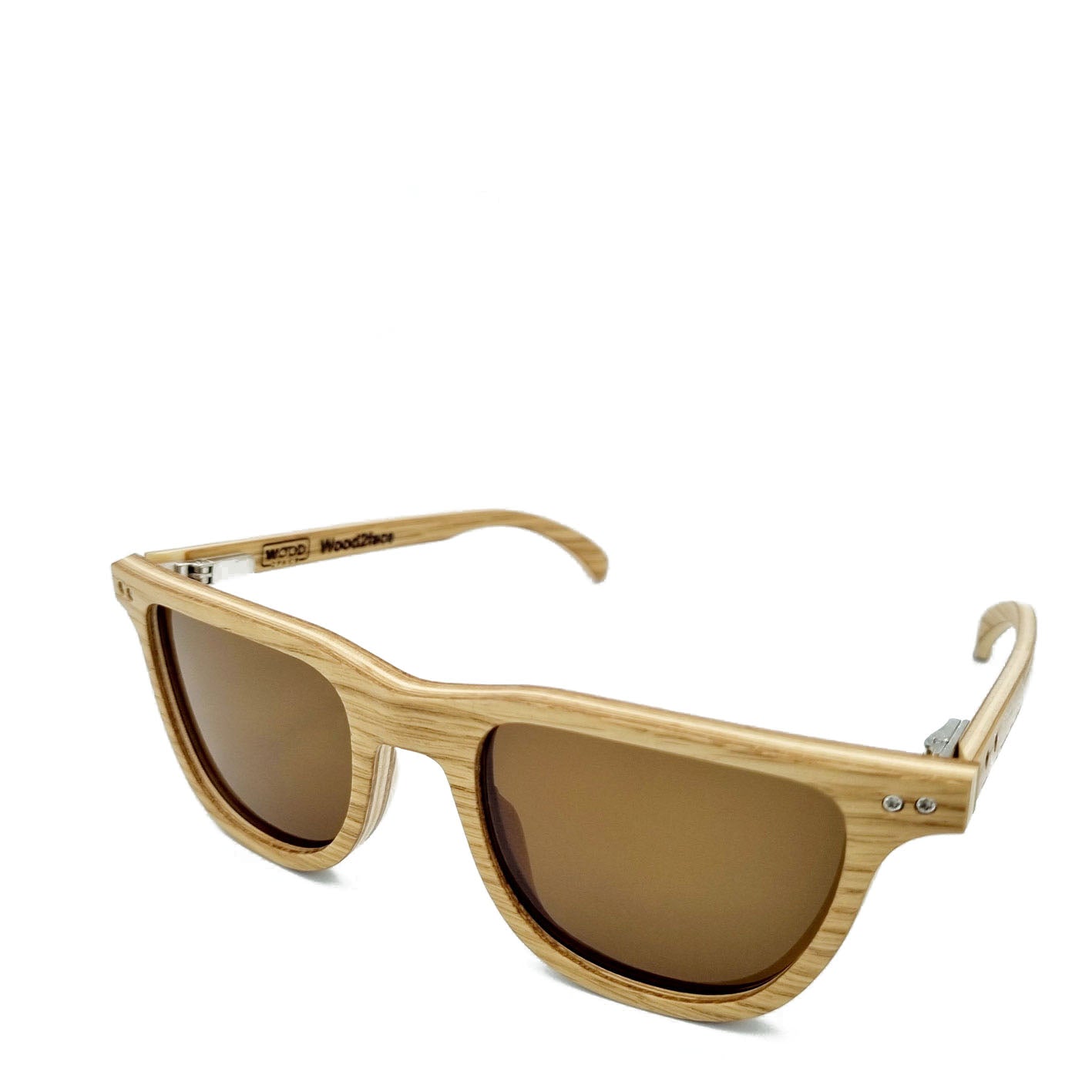Lunettes de soleil en bois de chêne
