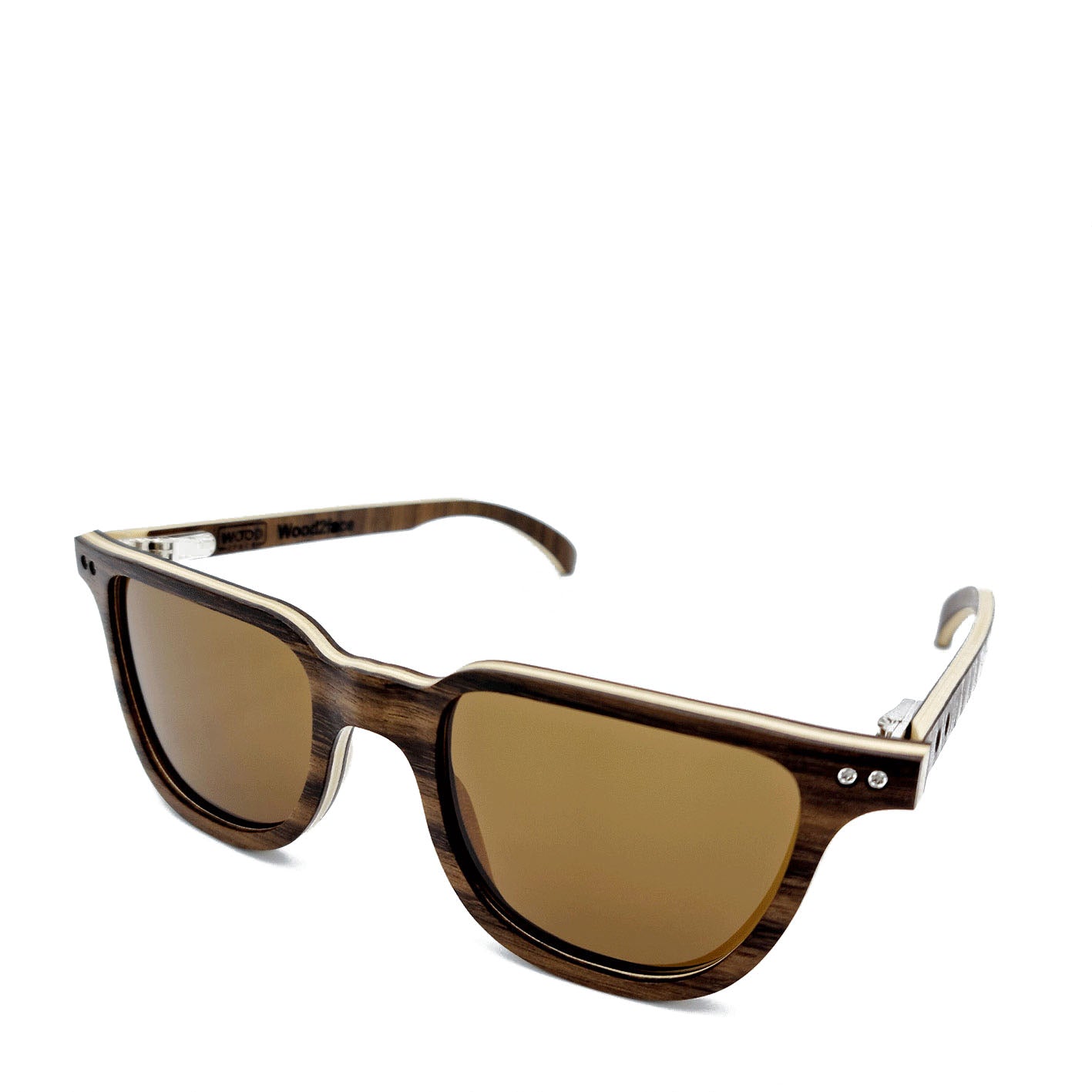Lunettes de soleil en bois d'eucalyptus