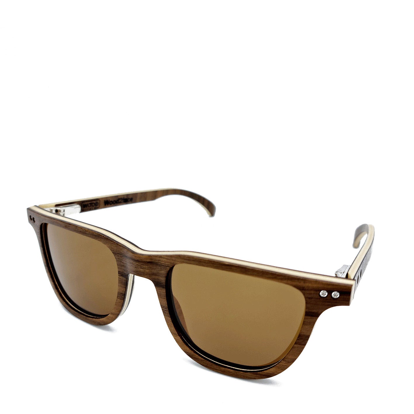 Lunettes de soleil en bois d'eucalyptus