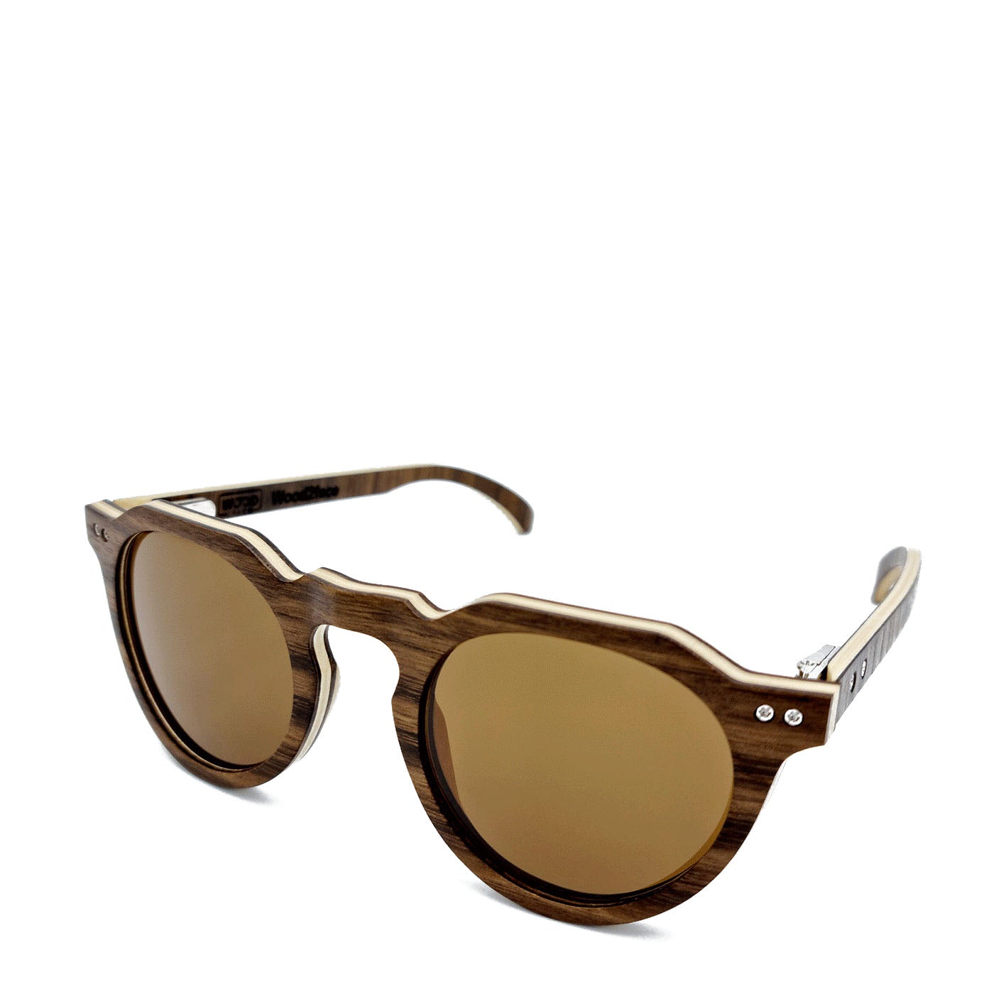 Lunettes de soleil en bois d'eucalyptus