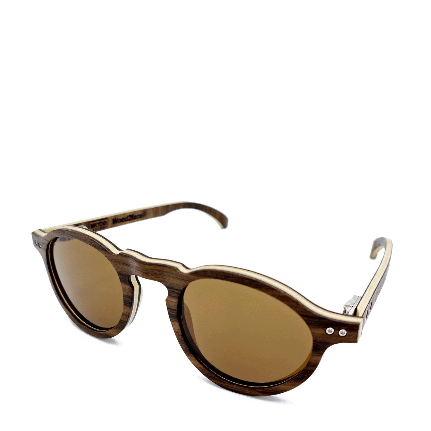 Lunettes de soleil en bois d'eucalyptus