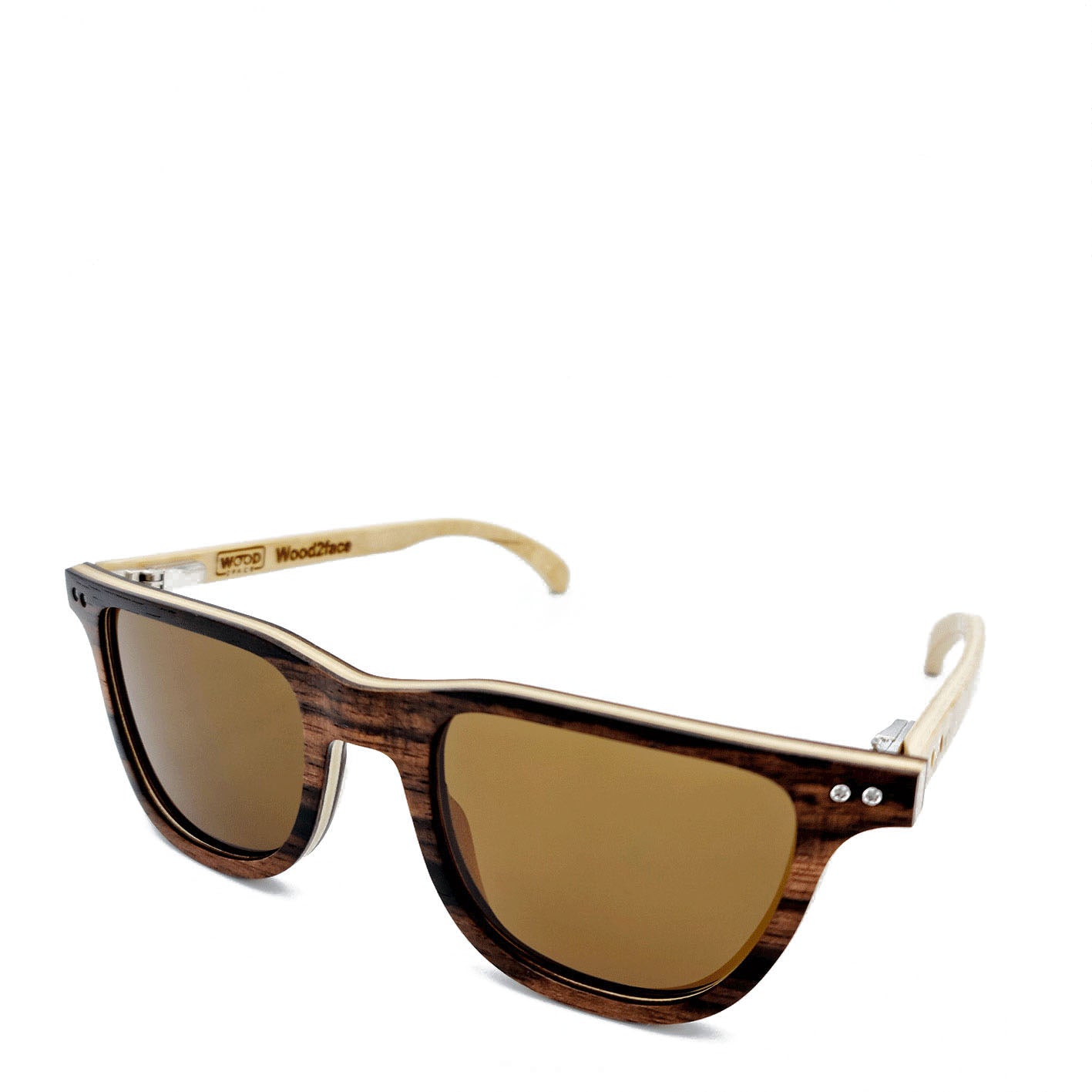 Lunettes de soleil en bois d'ébène