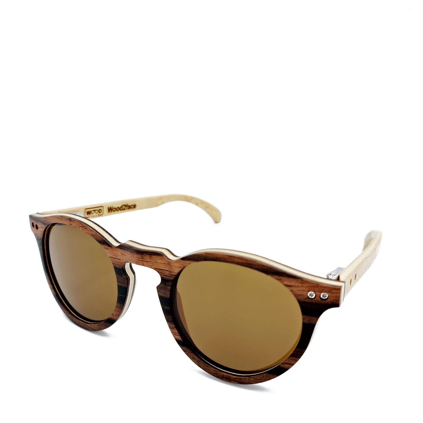 Lunettes de soleil en bois d'ébène