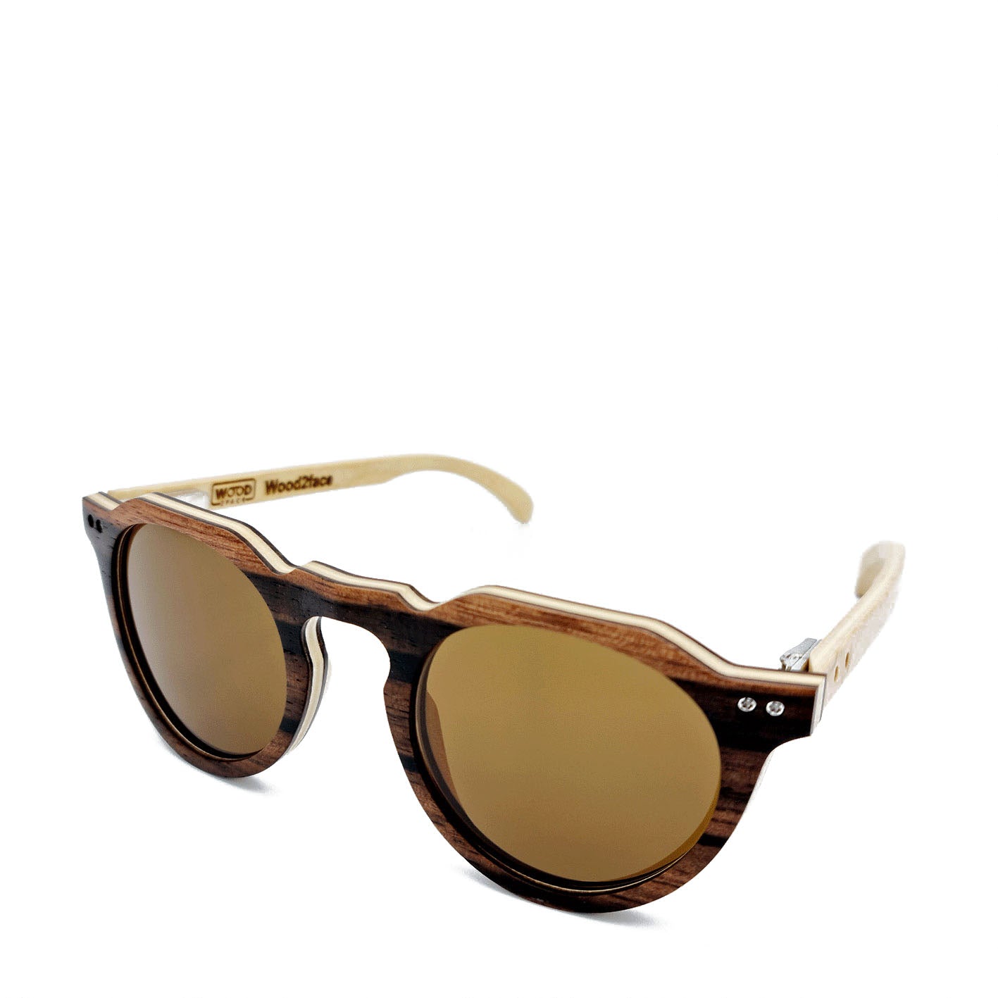 Lunettes de soleil en bois d'ébène