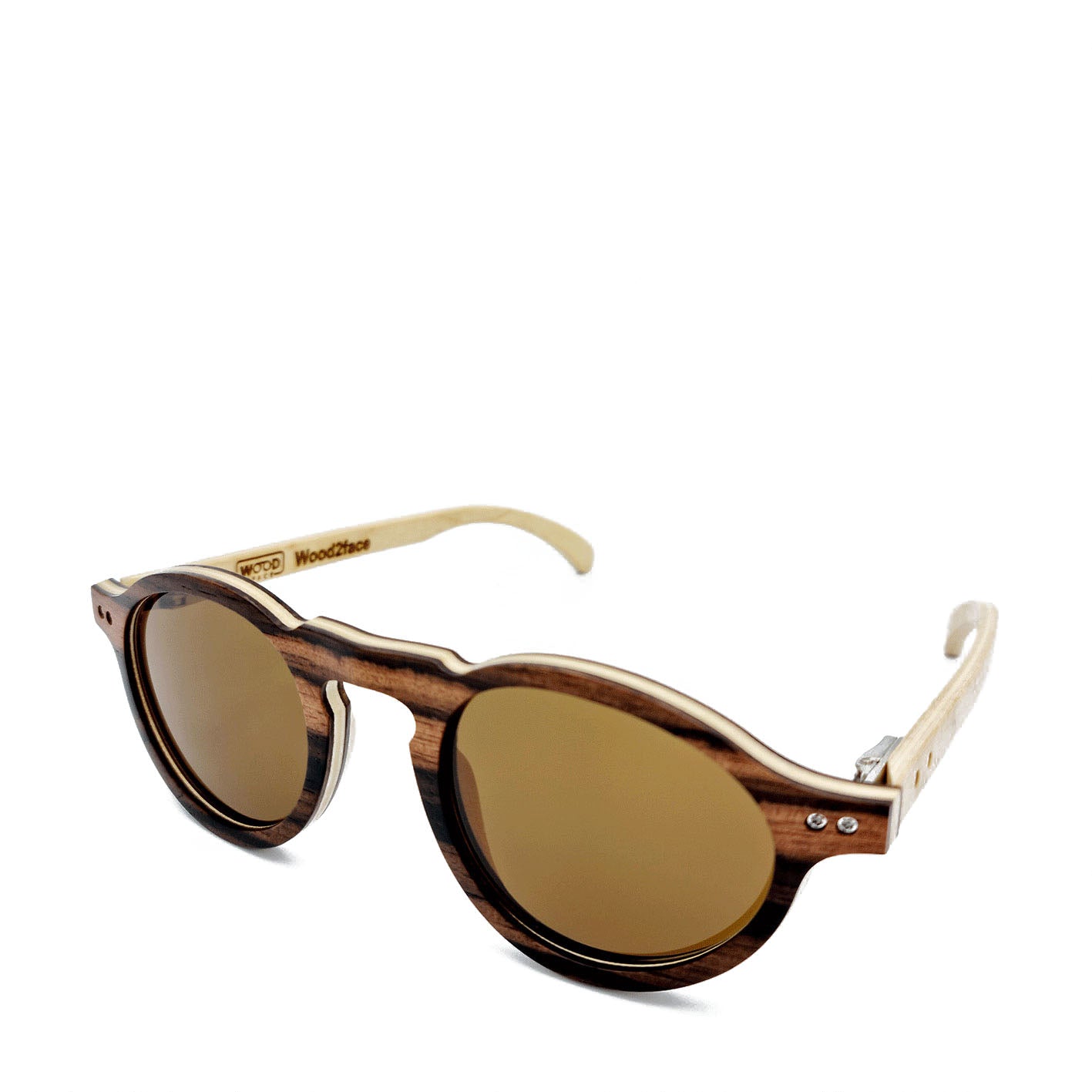 Lunettes de soleil en bois d'ébène