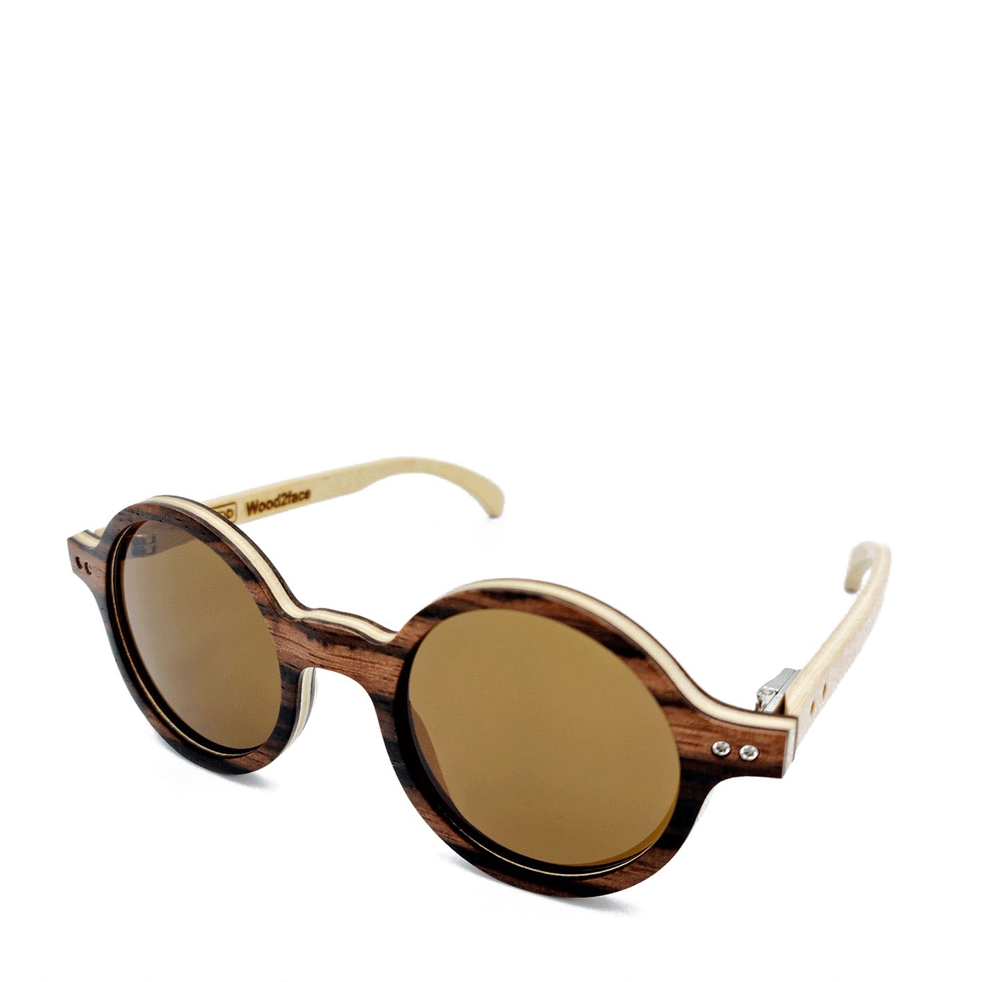 Lunettes de soleil en bois d'ébène